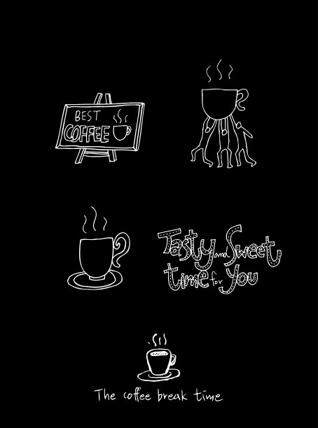 咖啡馆的海报图片下载