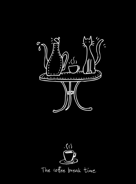 咖啡馆的海报图片下载