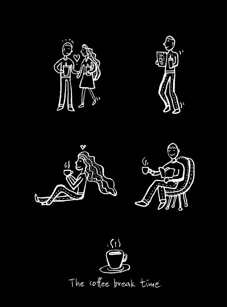 咖啡馆的海报图片下载