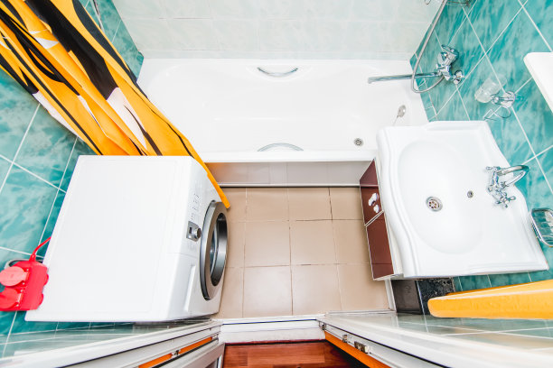 浴室俯视图照片图片下载