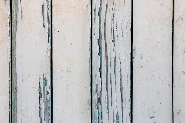 木纹特写照片。复古木墙背景。灰色开裂的油漆板图片下载
