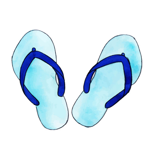 水彩春季花卉和叶子元素系列图片下载