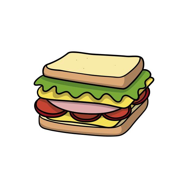 三明治插图图片下载