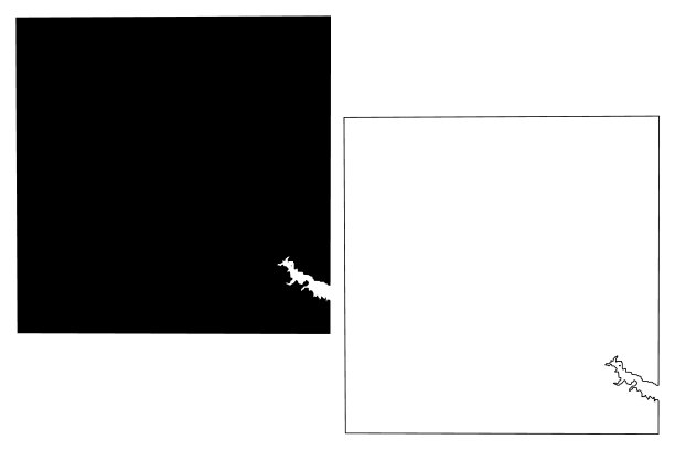博登县，德克萨斯州地图向量图片下载