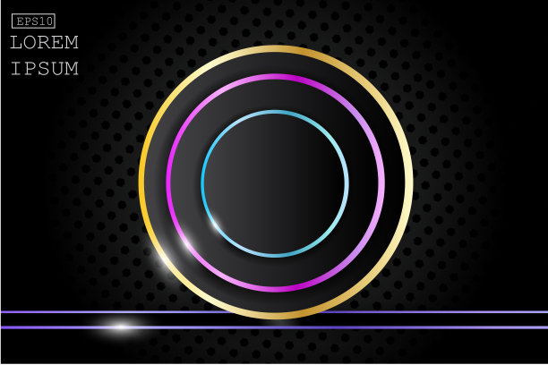 豪华抽象的黑色背景与现实的形状纹理对象图片下载