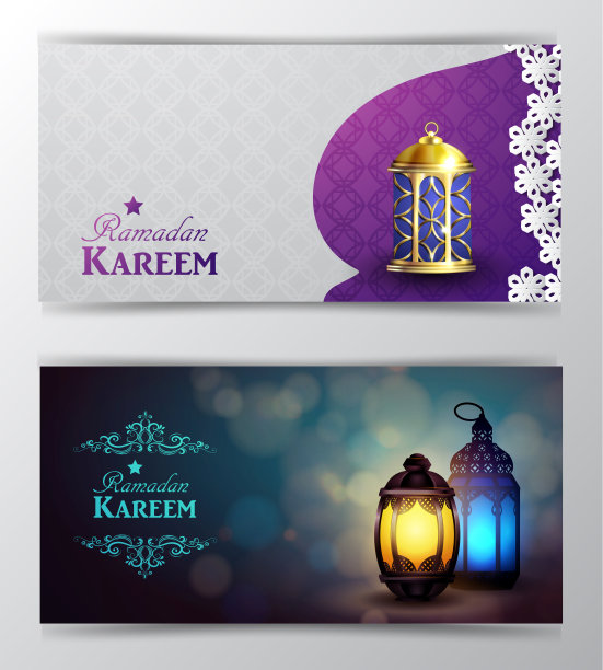 斋月卡里姆，问候背景图片下载