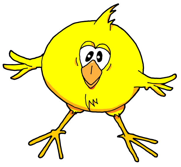 一只可爱的小鸡试图扇动翅膀图片下载