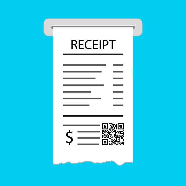 收据向量图片下载
