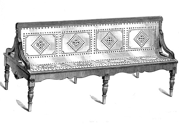 铁路用的旧沙发图片下载