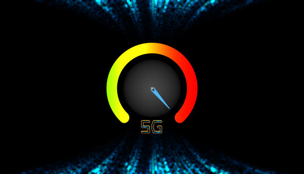 5G速度计wifi技术数字概念图片下载