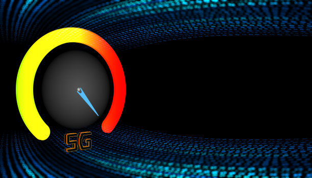 5G速度计wifi技术数字概念图片下载