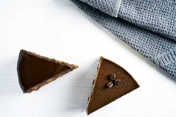 咖啡和巧克力蛋糕图片下载