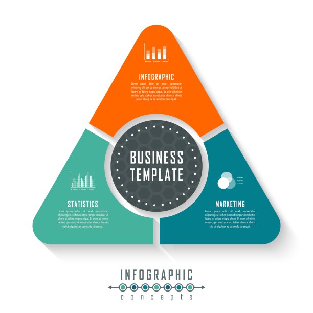 信息图业务可视化。图片下载