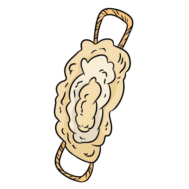 天然材质毛巾海绵。生态零浪费产品。绿色家园，无塑料生活图片下载