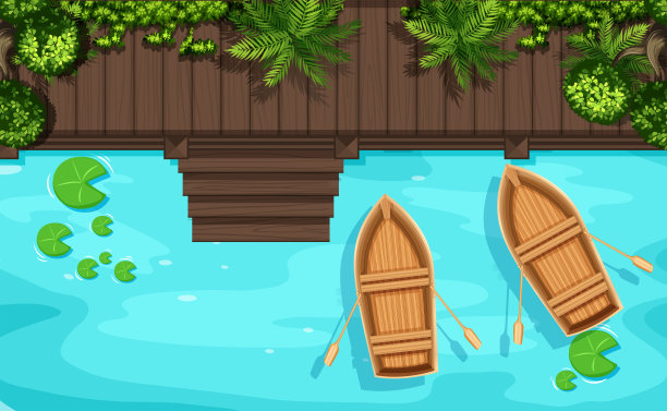 滨江鸟瞰图图片下载