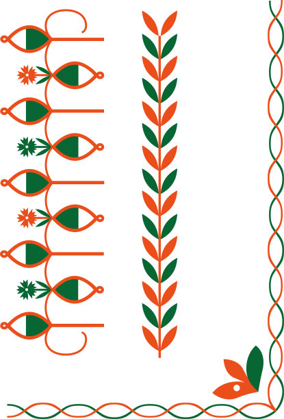 来自斯洛伐克东部的民间装饰品图片下载