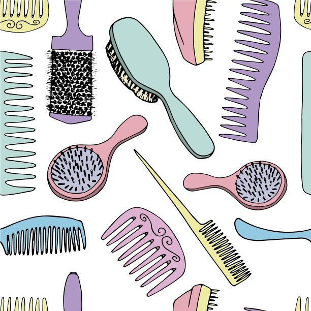 梳子图案图片下载