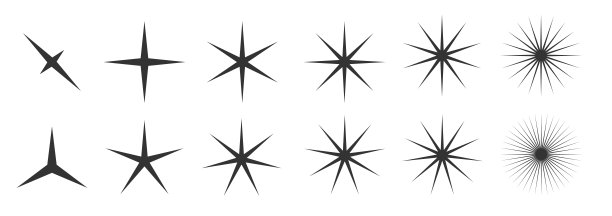 星形和星形图标图片下载