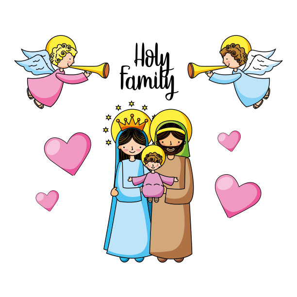 神圣家庭基督教漫画图片下载