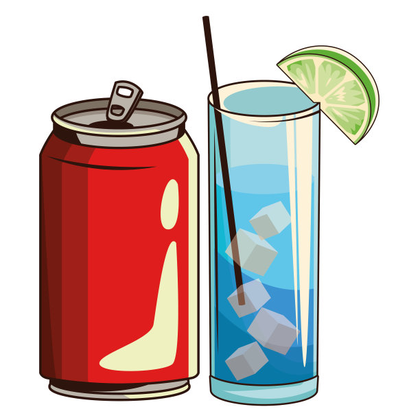 易拉罐和鸡尾酒图片下载