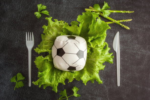 一个足球美食家的喜剧早餐图片下载