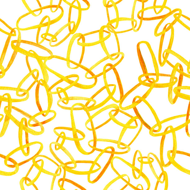 水彩连锁无缝图案图片下载