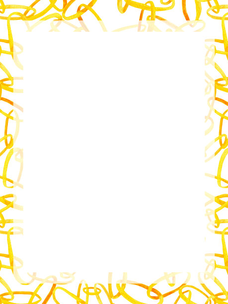 水彩连锁矩形框架图片下载