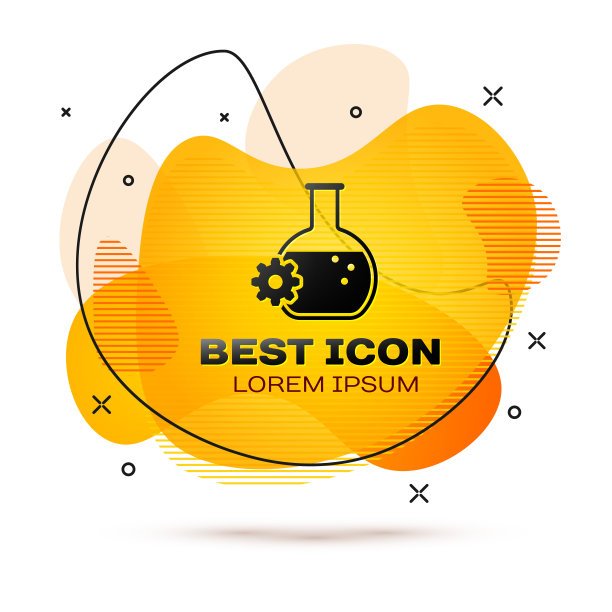 黑色生物工程图标孤立在白色背景上。基因和生物工程元素的图标。生物学，分子，化学图标。液颜色的旗帜。矢量图图片下载