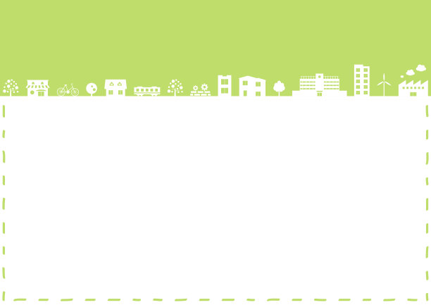 城市剪影插图，城镇向量图片下载