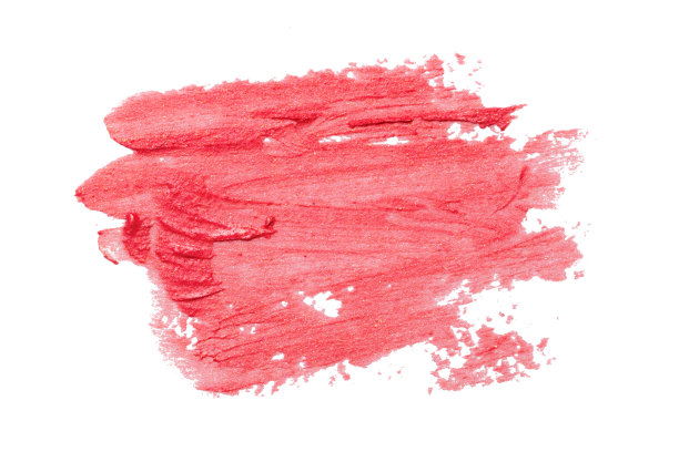 白色背景上的口红图片下载