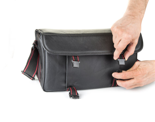 数码单反和镜头或摄像机的相机袋图片下载