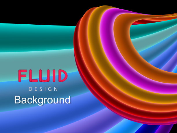 抽象流体设计背景图片下载