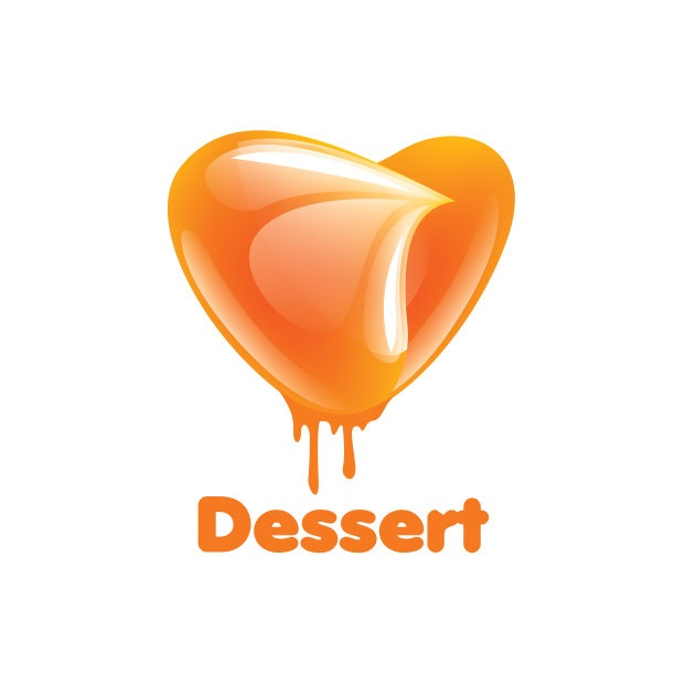 以甜食的形式签名。矢量插图。图片下载