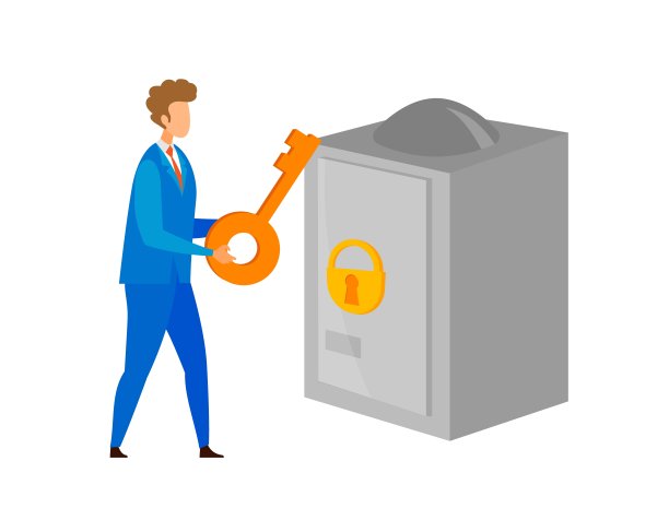 资本保护，安全矢量插图图片下载