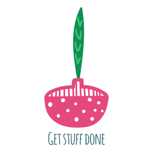 手绘室内植物和花。北欧风格的插图。动机的名片。矢量插图。图片下载