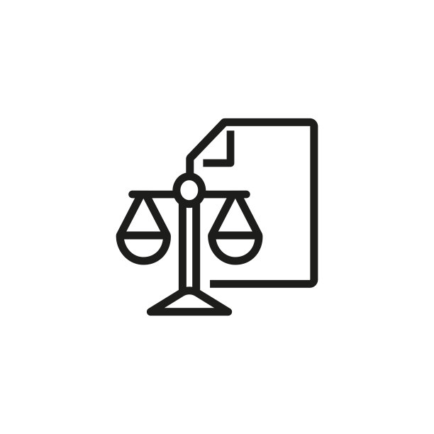 法律系统线性图标图片下载