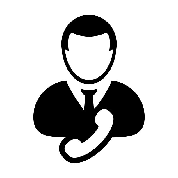 手机图标矢量男性用户个人简介头像符号用于业务联系和通信平面彩色字形象形图图片下载