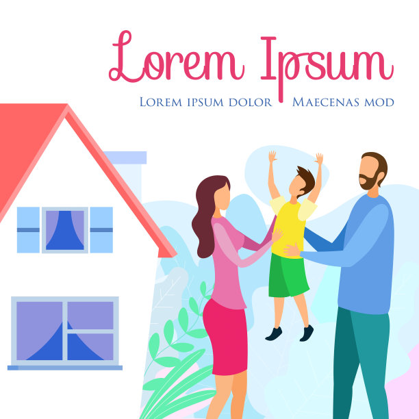 家庭关系，重视社交媒体横幅图片下载