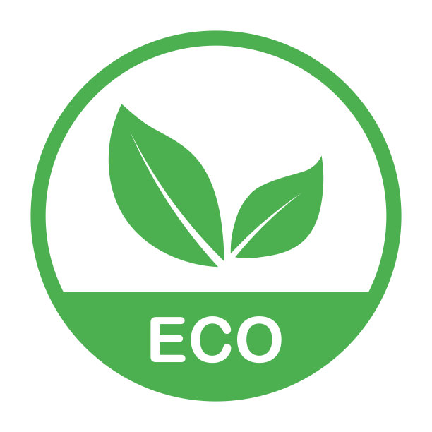 素食生物，生态，有机标志和图标，标签，标签。绿叶图标上的白色背景。图片下载