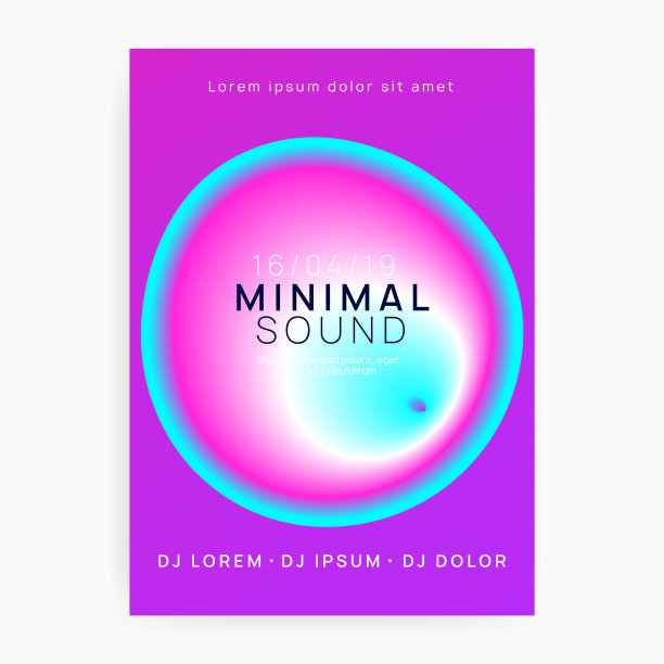 夏季音乐节海报和音乐传单。图片下载