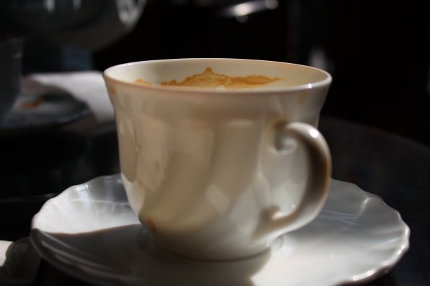 一杯咖啡的特写图片下载