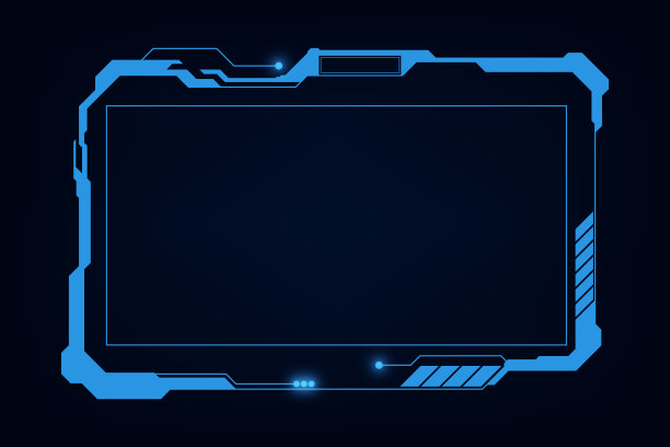 摘要hud UI GUI未来未来屏幕系统虚拟设计。矢量插图eps10图片下载