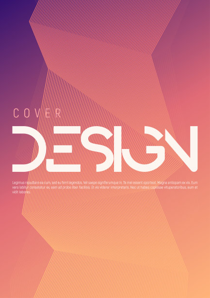 极简渐变几何覆盖设计。矢量图图片下载