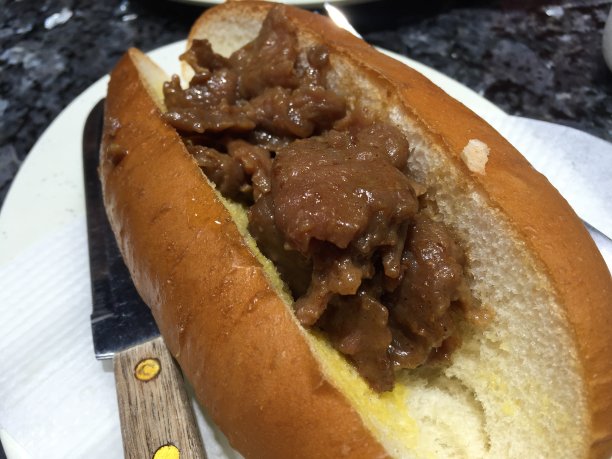 香港沙爹牛肉包图片下载