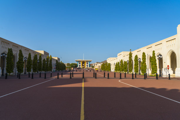 阿曼苏丹王宫景色图片下载