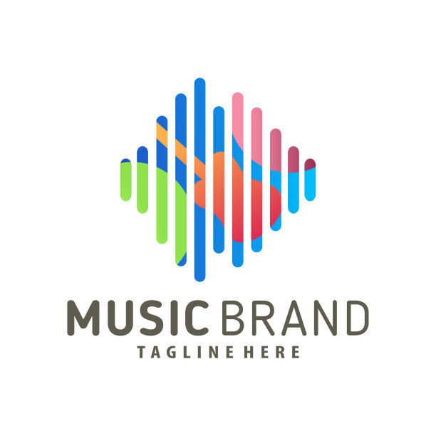 音乐标志设计与图标图片下载