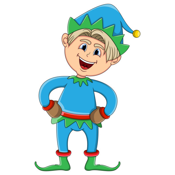 圣诞精灵卡通图片下载