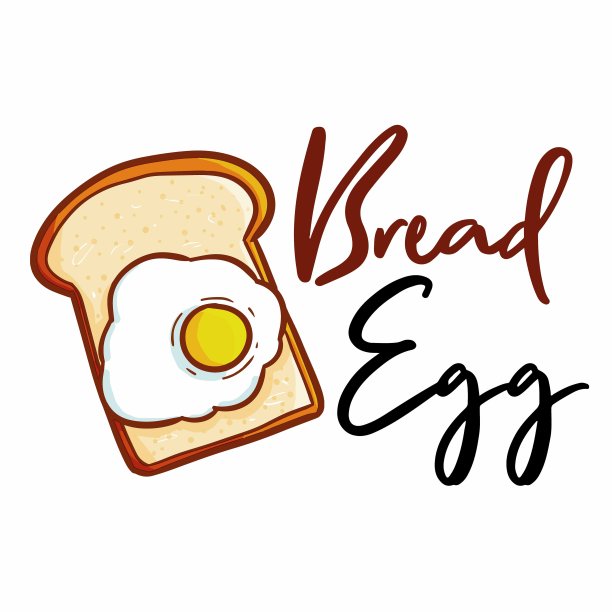 面包和鸡蛋公司的标志图片下载