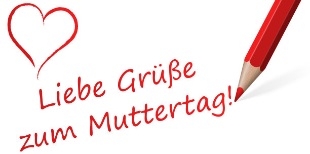 红笔上写着母亲节的祝福语图片下载