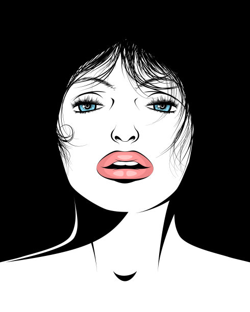 一个成年女性的肖像图片下载